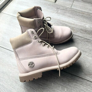 Women's Timberland Premium 6-Inch Waterproof Boot  In Light Pink